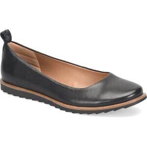 Comfortiva Pillowtop Ronah Leather Slip On Ballet Flat Shoes Womens 8.5M NWOT